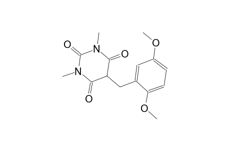 2,4,6(1H,3H,5H)-pyrimidinetrione, 5-[(2,5-dimethoxyphenyl)methyl]-1,3-dimethyl-