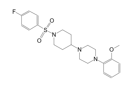 piperazine, 1-[1-[(4-fluorophenyl)sulfonyl]-4-piperidinyl]-4-(2-methoxyphenyl)-