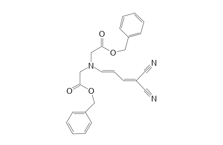 Glycine, N-[-4,4-dicyano-1,3-butadien-1-yl]-N-[2-oxo-2-(phenylmethoxy)ethyl]-, phenylmethyl ester