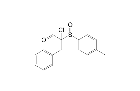 2-Chloro-3-phenyl-2-(p-tolylsulfinyl)propanal