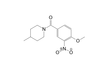 methyl 4-[(4-methyl-1-piperidinyl)carbonyl]-2-nitrophenyl ether