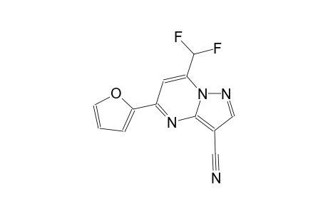 7-(difluoromethyl)-5-(2-furyl)pyrazolo[1,5-a]pyrimidine-3-carbonitrile