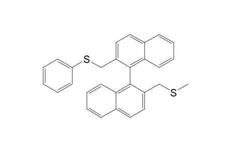 1-[2-(methylsulfanylmethyl)-1-naphthyl]-2-(phenylsulfanylmethyl)naphthalene