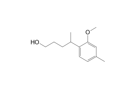 4-(2-Methoxy-4-methyl-phenyl)pentan-1-ol