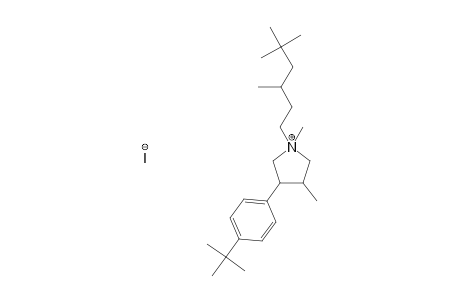 Pyrrolidinium, 3-[4-(1,1-dimethylethyl)phenyl]-1,4-dimethyl-1-(3,5,5-trimethylhexyl)-, iodide