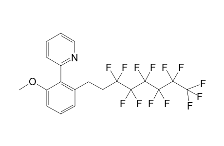2-{2-Methoxy-6-(3',3',4',4',5',5',6',6',7',7',8',8',8'-tridecafluorooctyl)phenyl}pyridine