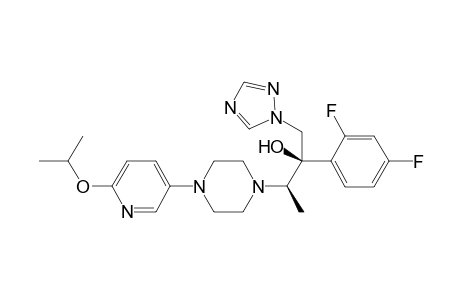 (2R,3R)-2-(2,4-difluorophenyl)-3-(4-(6-(isopropyloxy)pyridin-3-yl)piperazin-1-yl)-1-(1H-1,2,4-triazol-1-yl)butan-2-ol