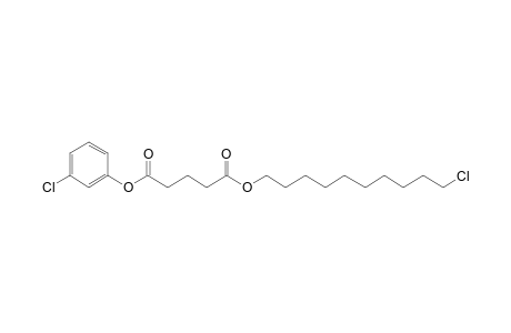 Glutaric acid, 3-chlorophenyl 10-chlorodecyl ester