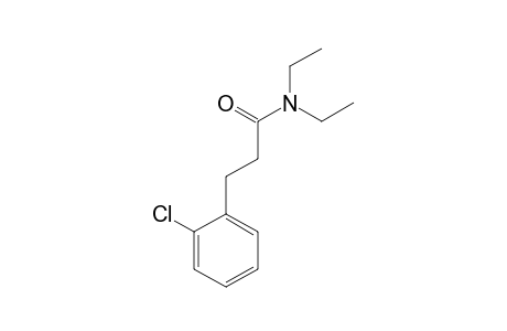 o-CHLORO-N,N-DIETHYLHYDROCINNAMAMIDE