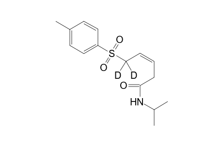 (Z)-5,5-dideuterio-5-(4-methylphenyl)sulfonyl-N-propan-2-yl-3-pentenamide