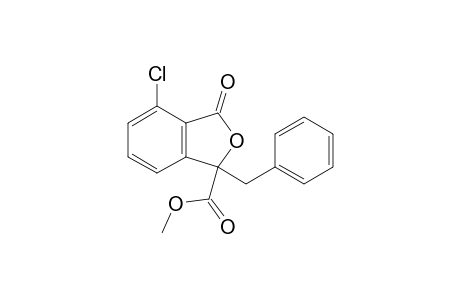 Methyl 1-benzyl-4-chloro-3-oxo-1,3-dihydroisobenzofuran-1-carboxylate