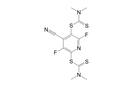 3,6-DIFLUORO-4-CYANOPYRIDYL-2,5-BIS-N,N-DIMETHYLDITHIOCARBAMATE