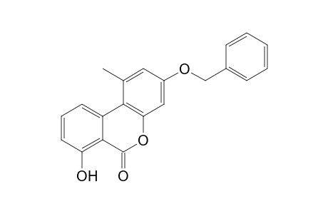 1-Methyl-7-oxidanyl-3-phenylmethoxy-benzo[c]chromen-6-one