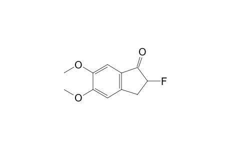 2-Fluoranyl-5,6-dimethoxy-2,3-dihydroinden-1-one