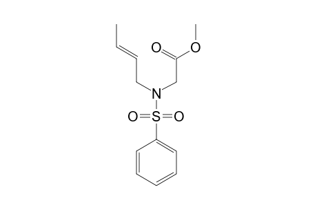 METHYL-(N-PHENYLSULFONYL-N-BUT-2-ENYLAMINO)-ETHANOATE