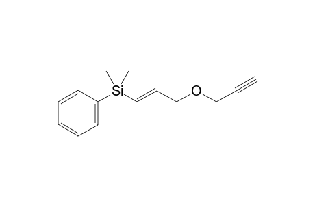 (E)-dimethyl(phenyl)(3-(prop-2-ynyloxy)prop-1-enyl)silane