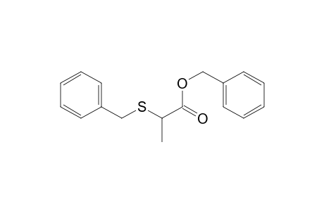 Propionic acid, 2-(benzylthio)-, benzyl ester