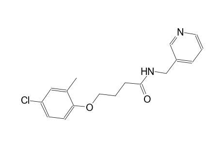 4-(4-chloro-2-methylphenoxy)-N-(3-pyridinylmethyl)butanamide