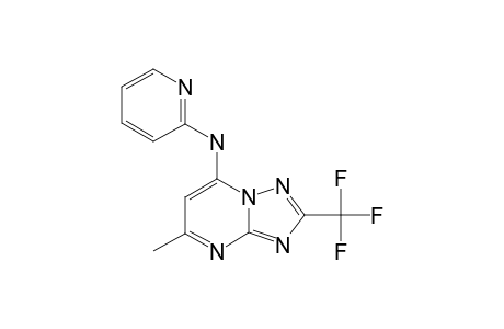 5-METHYL-7-(PYRIDIN-2-YLAMINE)-2-(TRIFLUOROMETHYL)-[1,2,4]-TRIAZOLO-[1,5-A]-PYRIMIDINE