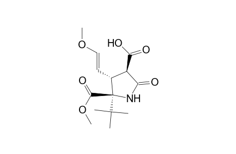 2-tert-Butyl methyl (2R,3R,4R)-3-[(E)-2-methoxyvinyl]-5-oxopyrrolidine-2,4-dicarboxylate