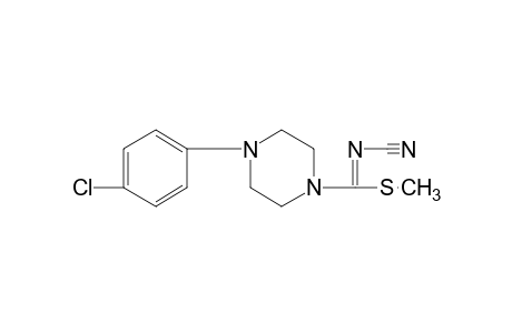 4-(p-CHLOROPHENYL)-N-CYANOTHIO-1-PIPERAZINECARBIMIDIC ACID, METHYL ESTER