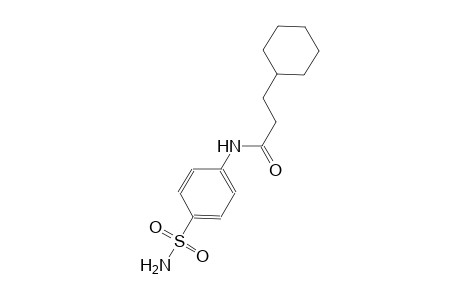N-[4-(aminosulfonyl)phenyl]-3-cyclohexylpropanamide