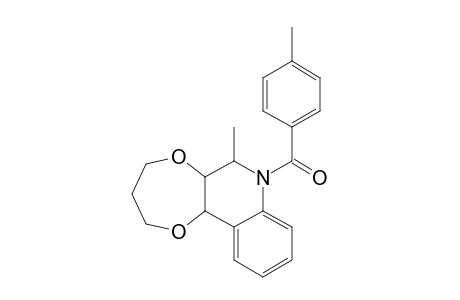 6-METHYL-7-PARA-TOLUOYL-2,3,4,5A,6,11-B-HEXAHYDRO-[1.4]-DIOXEPINO-[2.3-C]-QUINOLINE