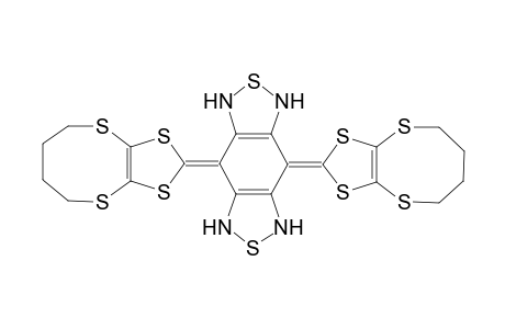 4,8-Bis(4,5-bis(ethylthia)-1,3-dithiol-2-ylidene)-4H,8H-benzo[1,2-c:4,5-c']bis[1,2,5]thiadiazole