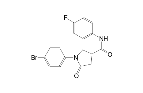 1-(4-bromophenyl)-N-(4-fluorophenyl)-5-oxo-3-pyrrolidinecarboxamide