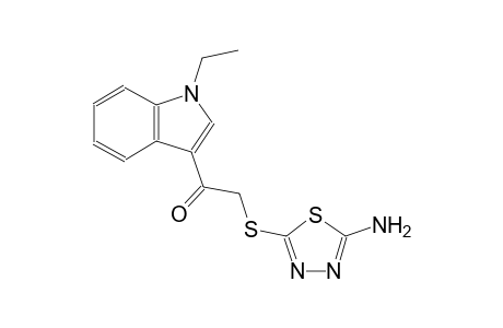 ethanone, 2-[(5-amino-1,3,4-thiadiazol-2-yl)thio]-1-(1-ethyl-1H-indol-3-yl)-