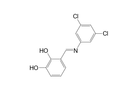 3-((E)-[(3,5-Dichlorophenyl)imino]methyl)-1,2-benzenediol