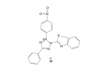 2-(2-BENZOTHIAZOLYL)-3-(p-NITROPHENYL)-5-PHENYL-2H-TETRAZOLIUM BROMIDE