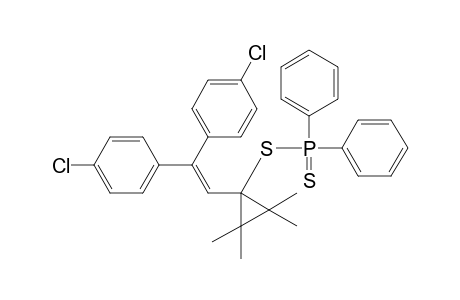 1-(2,2-Bis(4-chlorophenyl)vinyl)2,2,3,3-tetramethylcyclopropyldiphenylphosphinodithioate