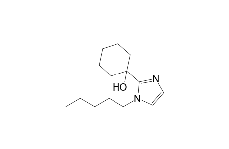 1-(1-Pentyl-1H-imidazol-2-yl)cyclohexanol