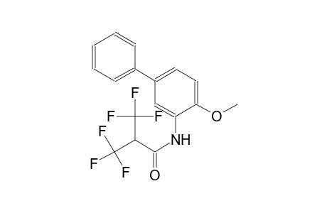3,3,3-trifluoro-N-(4-methoxy[1,1'-biphenyl]-3-yl)-2-(trifluoromethyl)propanamide