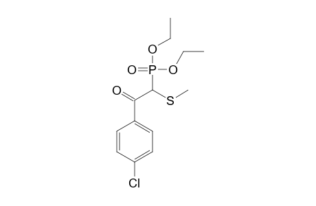 DIETHYL-1-METHYLTHIO-1-(4'-CHLOROBENZOYL)-METHYLPHOSPHONATE
