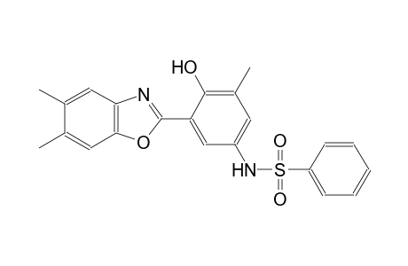 benzenesulfonamide, N-[3-(5,6-dimethyl-2-benzoxazolyl)-4-hydroxy-5-methylphenyl]-