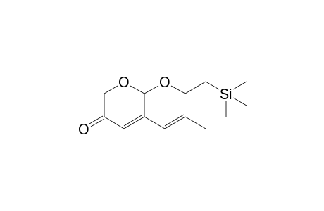 3-[(E)-prop-1-enyl]-2-(2-trimethylsilylethoxy)-2H-pyran-5-one