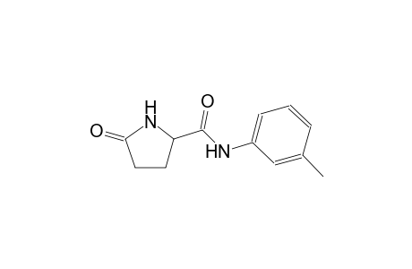 N-(3-methylphenyl)-5-oxo-2-pyrrolidinecarboxamide