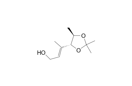 (E)-(4R,5R)-4,5-(Isopropylidenedioxy)-3-methyl-2-hexen-1-ol