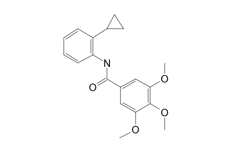 N-(2-Cyclopropylphenyl)-3,4,5-trimethoxybenzamide