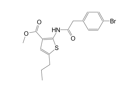 methyl 2-{[(4-bromophenyl)acetyl]amino}-5-propyl-3-thiophenecarboxylate