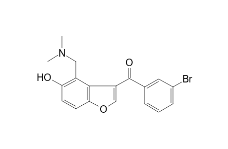 (3-Bromo-phenyl)-(4-dimethylaminomethyl-5-hydroxy-benzofuran-3-yl)-methanone