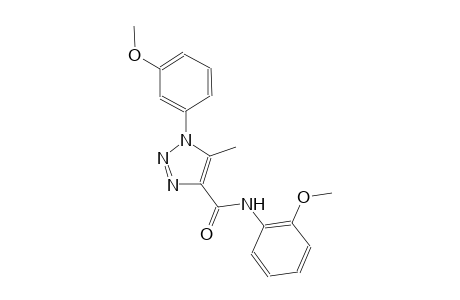 1H-1,2,3-triazole-4-carboxamide, N-(2-methoxyphenyl)-1-(3-methoxyphenyl)-5-methyl-