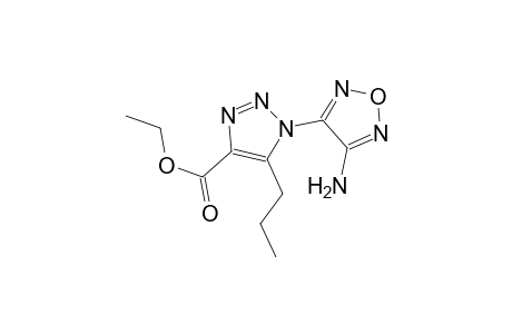 1-(4-Amino-furazan-3-yl)-5-propyl-1H-[1,2,3]triazole-4-carboxylic acid ethyl ester