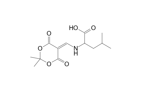 leucine, N-[(2,2-dimethyl-4,6-dioxo-1,3-dioxan-5-ylidene)methyl]-