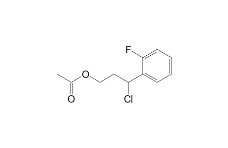 (-)-3-Chloro-3-(2-fluorophenyl)propyl acetate