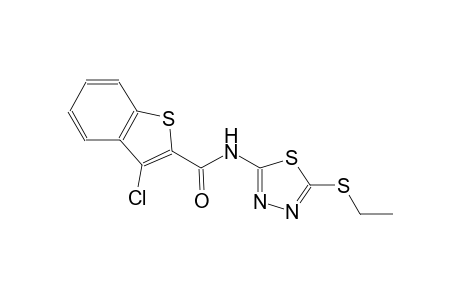 3-chloro-N-[5-(ethylsulfanyl)-1,3,4-thiadiazol-2-yl]-1-benzothiophene-2-carboxamide