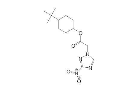 4-tert-butylcyclohexyl (3-nitro-1H-1,2,4-triazol-1-yl)acetate