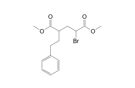1-Bromo-1,3-bis(methoxycarbonyl)-5-phenylpentane